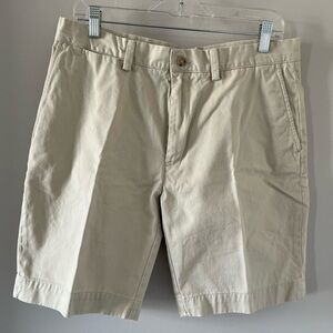 Polo by Ralph Lauren Men’s Ivory Flat-Front Shorts size 33